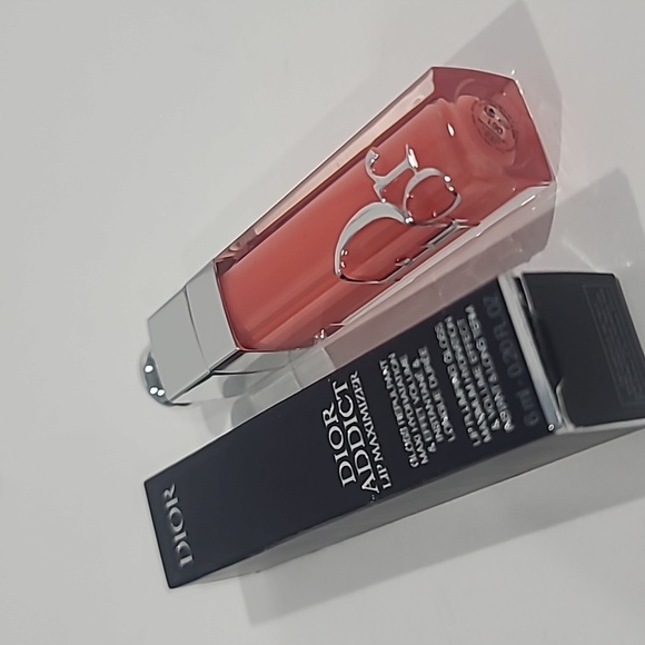 NIB 💚 Dior 061 POPPY CORAL Addict Lip Maximizer Plumping Gloss✔️ NEW IN BOX - Picture 6 of 6